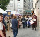 Momentos antes del desfile a la iglesia de San Pedro