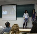 Taller de interpretación realizado durante las Jornadas, de la mano del actor, director y escritor Javier Tenías